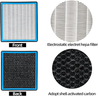 6040C Cabin Air Filter CF11183 with Nutshell Activated Carbon Compatible with Jeep Grand Cherokee 2011-2021 Dodge Duranco 2011-2023, Grand Cherokee WK 2022.