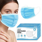 NNPCBT Blue Disposable Face Masks 125 Pack,3-Ply Breathable Mask For Adults,Great For Outdoors,Home, Office, School