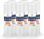 Aquaboon 4.5 x 20 Water Filter 5 Micron Carbon Block Water Filter Replacement Cartridge Large Capacity for Whole Home Water Filtration Compatible with Pelican Water PRL-RCL, Pentek EP-20BB (6 Pack)