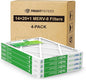 14x20x1 Air Filter 4 Pack, Durable MERV 8 Pleated Home HVAC AC Furnace Filters, Lightweight Compact Air Conditioner Filter Replacement