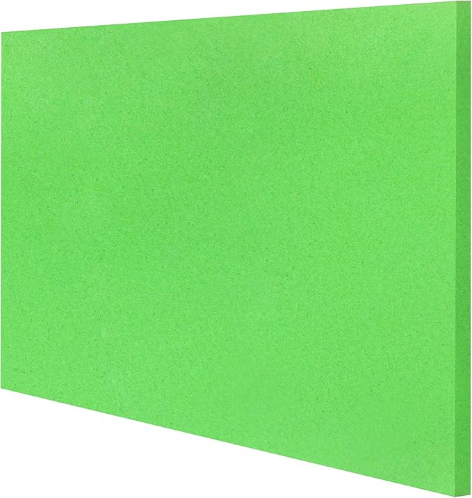 Motorcycle Air Filter Foam - BF-1 BF1 12" X 16" X 5/8" 65-PPI Green Fine Filter Foam, for Most Motorcycle ATV Scooters Dirt Bike UTV