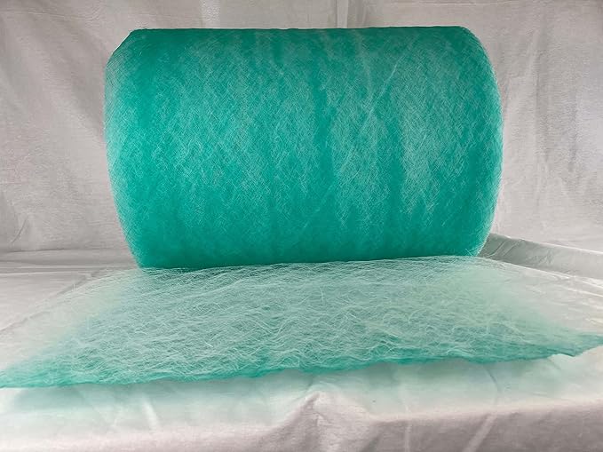 wioboy Paint Booth Exhaust Filter Roll, (20.5" x 300ft) 15 Gram Fiberglass Paint Arrestor for Spray Booth