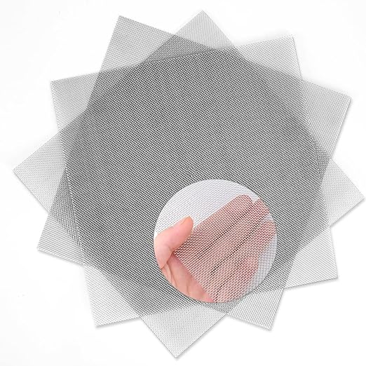 3PACK 20 Steel Mesh Screen 11”X11”(280mmX280mm), Woven Wire 304 - Never Rust 1mm Hole Keep Rodent Out or Make Any Shapes by Valchoose