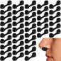 Tondiamo 100 Pieces Nose Plug Filter Disposable Nose Filter Sponge for Women Men Sunless Spray Tanning Outdoor Dust Construction Areas(Black)