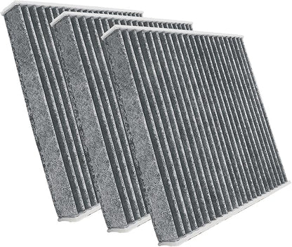 3 PACK QTC285 CABIN AIR FILTER for Camry,Corolla,Corolla,Highlander,Prius,RAV4,Tundra,4Runner,Avalon,Replacement for CF10285,CP285