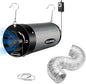 MELONFARM Air Filtration Kit 6", Built-in 14cm Fan Low Nois Carbon Filter with 12-Speed Controller, 8' Ducting, Cooling & Ventilation System for Grow Tents, Indoor Gardening, Hydroponics 6“x13.4"