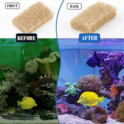 12 Pcs Ammonia Remover Inserts Compatible with Flex/spec/evo, Replacement Aquarium Filter Media for Freshwater and Saltwater Aquariums, Removing and Reducing Ammonia