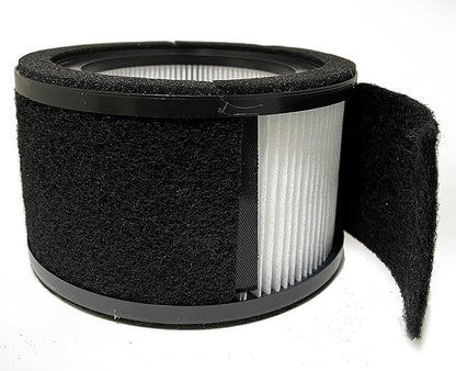 Nispira Replacement Filter L True HEPA + Activated Carbon Pre Filter Compatible with GermGuardian Air Purifier AC4200W FLT4200, 1 Pack