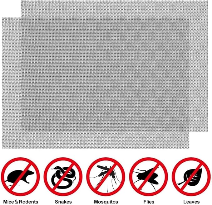 20 Mesh Stainless Steel Woven Wire, High-Density Ventilation Protecting Mesh, Rodent & Pest Proof Screen for Air Vents, Garden Enclosures, Window Screens, HVAC Filters