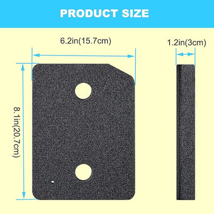 German Dryer Bottom Filter Replacement, for Miele T1 Dryer - 9164761 Heat Pump Tumble Dryer, Toe-Kick Lint Foam Filter Replacement (5)