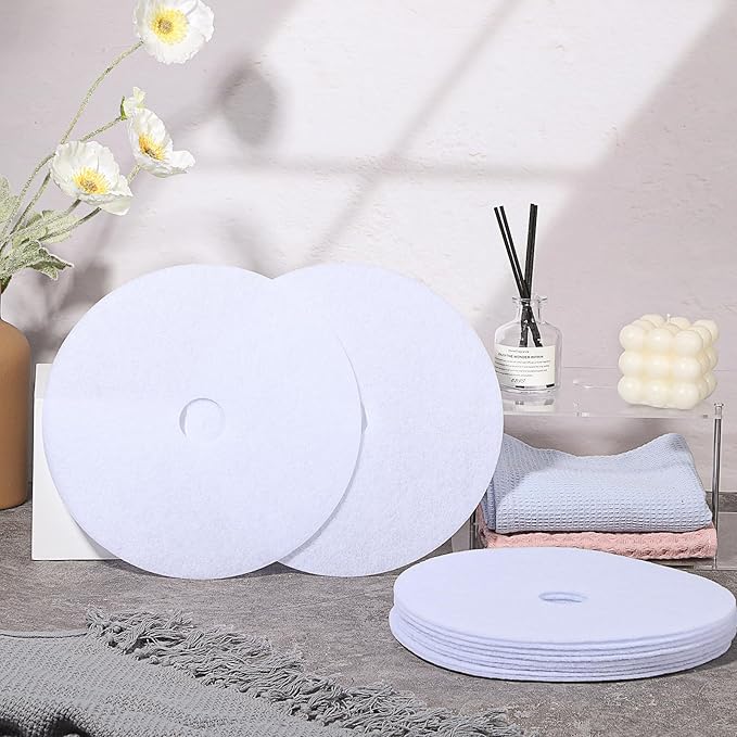 10 PCS Dryer Filter Replacement Circle, Portable Dryer Filter, Universal Dryers Lint Filtering Cloth for Various Brands Dryers