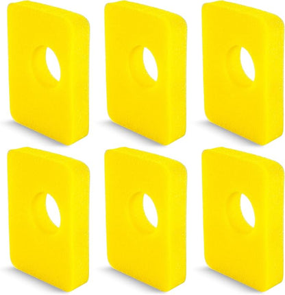 BlueStars 6 Pcs 799579 Air Cleaner Foam Filter - Compatible with 09P602 09P702 550e-550ex Series 09P000 08P000 Engine Lawn Mower - Replaces for BS 4248 5434 799579