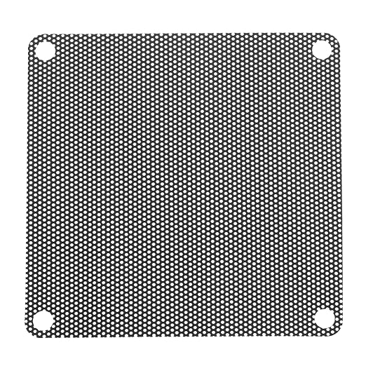 MECCANIXITY 10PCS PC Dust Filter, 80mmx80mm PVC Computer Case Cooler Dustproof Mesh Cover Fan Grills for Computer Chassis Speaker, Black