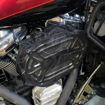 Waterproof Air Filter Rain Sock Motorcycle Dustproof Air Intake Protective Cover Air Cleaner Filter Fit for Harley Sportster XL Touring Road King Street Glide Dyna Softail