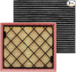 Comb Engine Cabin Air Filter for Lincoln Mkz 2020 2019 2018 2017 2016 2015 2014 2013 (Except Hybrid)