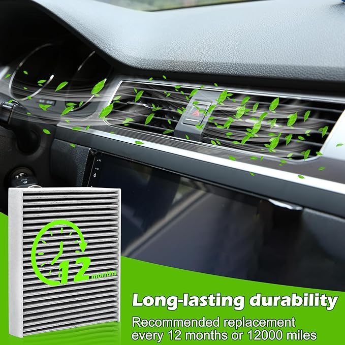 Engine & Cabin Air Filter Kit for Toyota RAV4 Hybrid (2019-2025), Camry Hybrid (2018-2025), Highlander Hybrid (2020-2025), Sienna & Venza (2021-2025)–Replaces 17801-77050 & 87139-0E040
