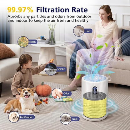 B-D02L/M05/B-D02U H13 Filter Compatible with VEWIOR B-D02U, for MOOKA B-D02L& M05, for Tailulu D10 Air Purifi-er, 3-Stage H13 Efficient Filter for B-D02L/M05/B-D02U, 2 Pack