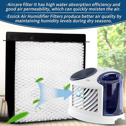 1040 Essick Humidifier Wick Filter for AIRCARE Air Humidifier B23 DP3 B40 B40-C 3D6-100 5D6-700 7D6-100 B23-710 B23-810 D46-720 CM330 500 700 3000 series Fit MoistAir models: MA-0300 MA-0500 - 4 Pack