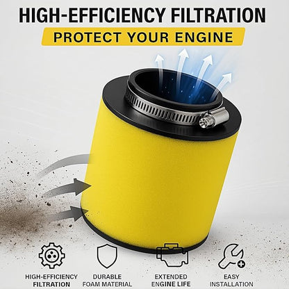17254-HP0-A00 Air Filter Air Cleaner Suitable For Honda Pioneer 500 700 Foreman 500 Rubicon 500 4x4 Rincon 680 4x4 Big Red 700 TRX680 TRX650 TRX520 TRX500 TRX420 TRX400X TRX400EX SXS700 SXS500 MUV700