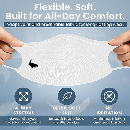 INHERENT Premium Traveler's Face Mask with Anti-Odor SILVERbac | Reusable, Adjustable, Comfortable