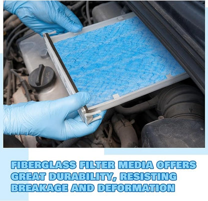 Pangda 360" x 36" x 1" Hammock Roll Air Vent Filters Media Fiberglass Air Filter Roll Industrial HVAC & Dust Collection Pre-filter Media for Furnaces, Ventilation & Workshop