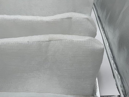 wioboy Paint Spray Booth Intake Filter (23.5" x 46" x 8" (4/case)), 6 Pocket High Capacity Polyester Air Filter