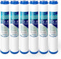 Standard Whole House Coconut Shell Granular Activated Carbon Water Filter 20” x 2.5” Fits 20” x 2.5” Housings. Remove Chlorine and Bad Odor. Compatible with EP-20, HX-CB-25-2010, F3WCB32 Pack of 6