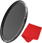 Breakthrough Photography 62mm X2 6-Stop Fixed ND Filter for Camera Lenses, Neutral Density Professional Photography Filter, MRC8, H-K9L Glass, Nanotec, Ultra-Slim, Weather-Sealed