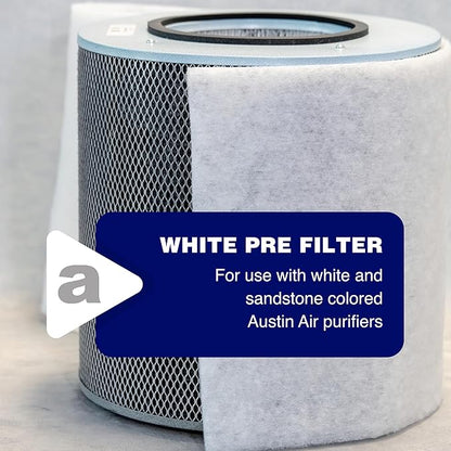 Austin Air Bedroom Machine 5 Stage Replacement Filter, White – Zeolite with HEGA cloth, Air Filters for Home, and Carbon Filter Replacement for Superior Air Quality, Model FR402