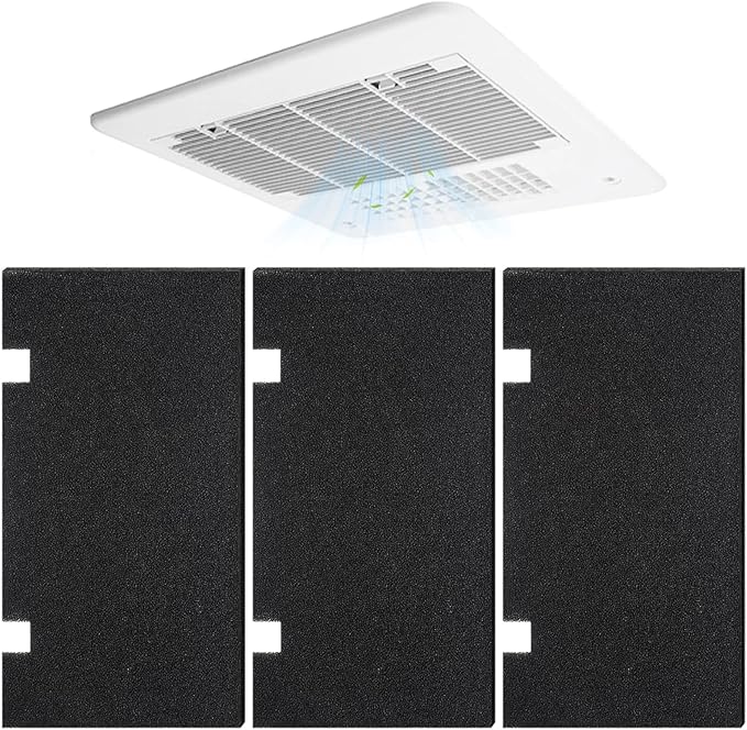 Dianrui 3 PCS RV A/C Filter Replacement, 14 x 7.5 Inch Duo-Therm Rv Air Conditioner Filters for Dometic 3104928.019 RV Interior Parts & Accessories