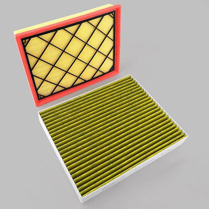 Engine & Cabin Air Filter Set for Ford Escape 1.5L/2.0L (2020-2022), for Bronco Sport 1.5L/2.0L (2021-2025), for Maverick (2022-2024); (Not fit Hybrid); Replace JX6Z19N619BA, JX6Z9601A, FP89