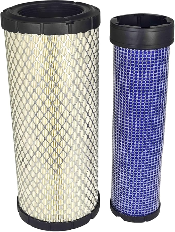 Inner Outer Air Filter Kit 006000455F1 006000456F1 Compatible with Mahindra 4500 5500 6000 HST, 2540 2545 2555 2565 2645 2655 2665 3535 4035 4535 5035 2538 2638 3540 3550 Gear T4 Tractor AF169
