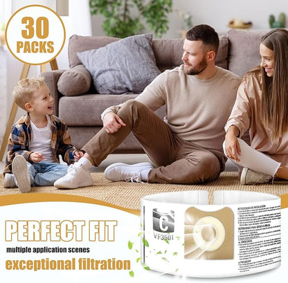 30 Pack VF3501 Vacuum Cleaner Bags Fit for Rigid Shop Vac Bags 4 Gallon Size c, compatible with 3-4.5 Gallon Wet/Dry Vacuums | Dust Collection Filter Bags Replace Part (30 Pack)