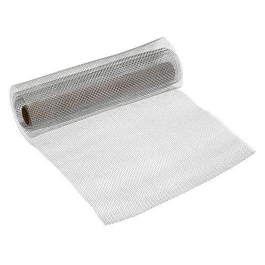PATIKIL 40" L x 10" W Woven Wire Mesh, 10 Mesh 316L Stainless Steel Air Vent Filter Screen for Window Security Vent Cover Filtration Animals Fence