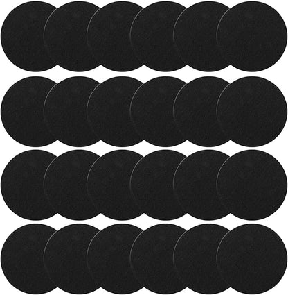 24 Pack Compost Bin Filter, 6.7 Inch Charcoal Filters for Kitchen Compost Bin, Compost Filters for Home Countertop Bin, Replacement Charcoal Filters for Compost Bucket Refill Sets, Round
