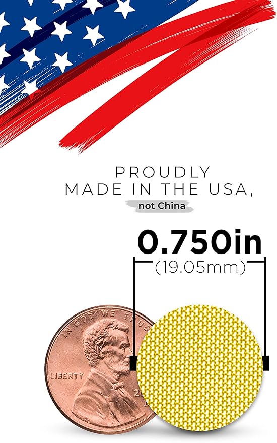 Made in The USA - 50 3/4 Inch (.75") Brass Mesh Pipe Screen Filters