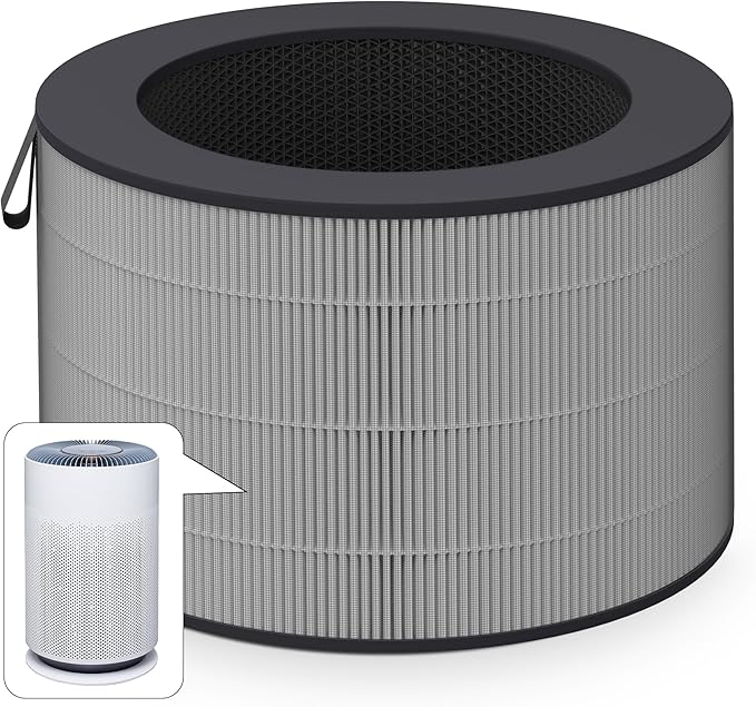 PuriCare 360 Filter Compatible with LG PuriCare 360 Purifiers, Model AS601HBB0, H13 HEPA ＆ Activated carbon Filter, 1 Pack