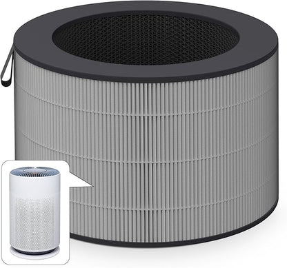 PuriCare 360 Filter Compatible with LG PuriCare 360 Purifiers, Model AS601HBB0, H13 HEPA ＆ Activated carbon Filter, 1 Pack