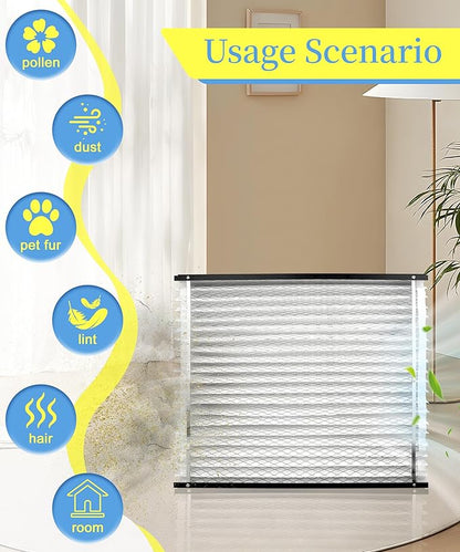 213 Replacement Filter Compatible with AprilAire 1210, 1620, 2210, 2216, 3210, 4200 Whole House Air Purifiers 20x25x4 Inches MERV 13 Furnace Filter,2-Pack