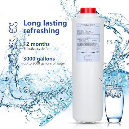 51300-C (2 Packs-No Chip),Compatible with EzH2O Replacement Bottle Station High Capacity 3000 Gallon,Replacement EWF3000 for 51300-C ERF750, 51299C, 55898C