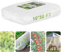 Garden Netting, 10x50 FT Ultra Fine Mesh Netting Pest Barrier Protection Bird Net Plants Cover for Vegetables Fruits Flowers Crops Greenhouse Row Cover Raised Bed Garden Patio Mesh Netting (1 Pack)