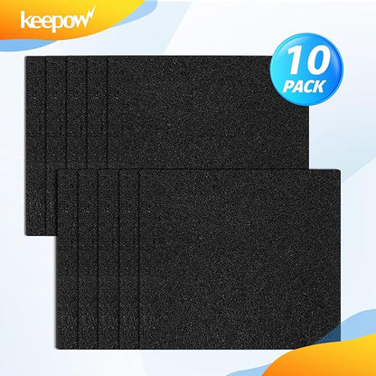 KEEPOW 10 Pack CF-1 Hepa Filter Replacement Compatible with Kenmore Sears Progressive CF-1, Progressive & Whispertone, Panasonic Models, Including 86883, 86880, 20-86883, 2086883, 8175084