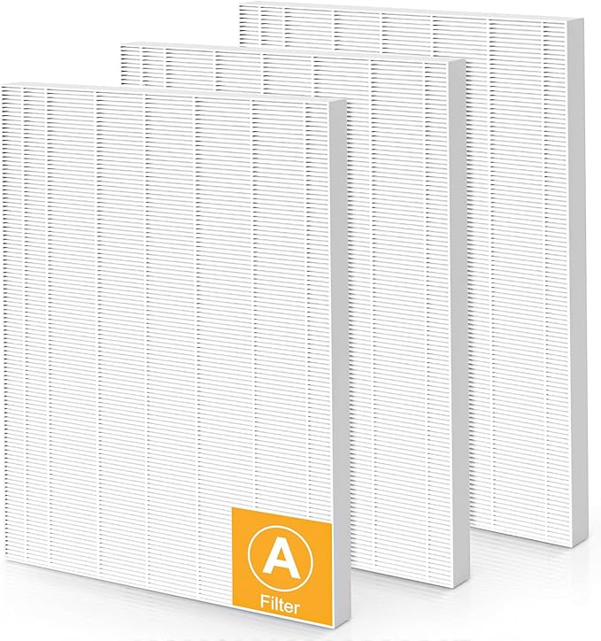 115115 Replacement Filters A Size 21 for Winix PlasmaWave 5300-2, C535, 6300, 5300, 6300-2, P300, AM90, 9000, 5000, 5000B, C909, 9800 Air Purifier, 3 True HEPA Filters