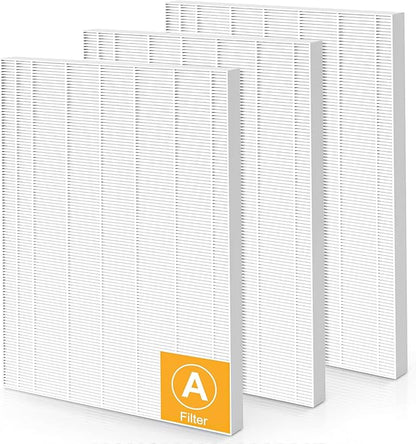 115115 Replacement Filters A Size 21 for Winix PlasmaWave 5300-2, C535, 6300, 5300, 6300-2, P300, AM90, 9000, 5000, 5000B, C909, 9800 Air Purifier, 3 True HEPA Filters