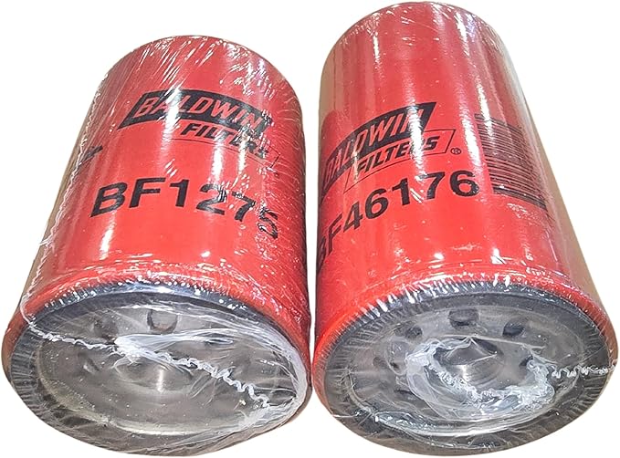 Generic Baldwin Fuel Filter Combo Set BF1275 and BF46176, Compatible with AirDog I, II and II-4G Fuel Systems. Replaces WF100 and FS100-2