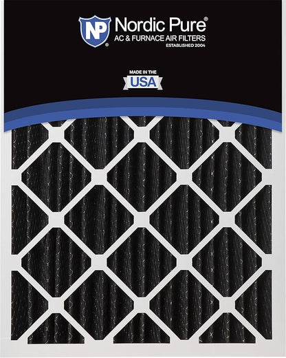 Nordic Pure 20x25x5 (Actual Size: 19 3/4 x 24 3/4 x 4 3/8) Lennox X6673 X6675 Replacement Odor Reduction Merv 8 Filter 4 PK