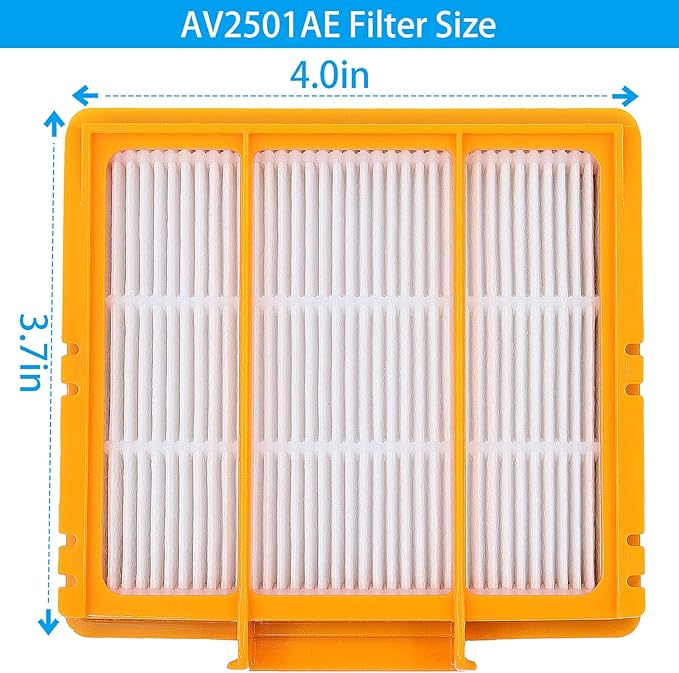 AV2501AE RV2502AE AV2501S RV2520AOUS AV2510AOUS Filters Shark True Filters shark av2501s filters Shark Smart AI Robot Vacuum Cleaner 6 Pack