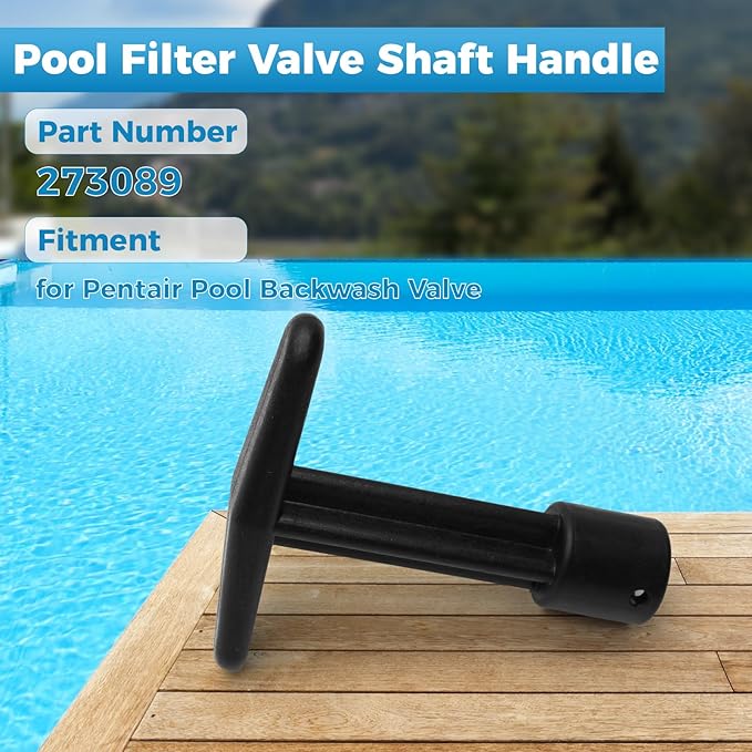 273089 Pool Filter Valve Shaft Handle for Pentair Pool Backwash Valve, 2 Inch Plastic Piston Shaft Handle for Pool and Spa Multiport Push and Pull Valve 261047 261165