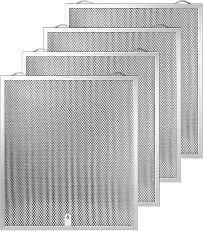 4 Pcs S99010430-002 Range Hood Filters Compatible with Broan-Nutone HPF30 Aluminum Mesh Grease Filter, Replaces 99010430-002, 4512880, 15.75''x13.78''x0.36''