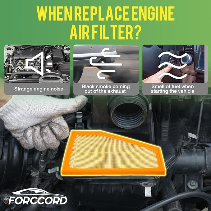 2-Pack Engine Air Filter Fits for Jeep Grand Cherokee 2022-2025 2026, Grand Cherokee L 2021-2025 2026 3.6L 5.7L Replacement 68376815AA, 68542769AA, A31764, WA11196 Car Accessories